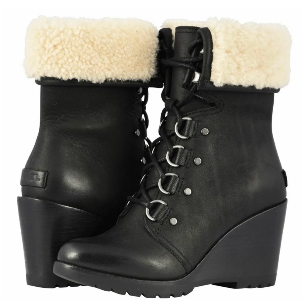 Sorel Women's After Hours Lace Shearling Boot